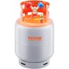 VEVOR Refrigerant Recovery Reclaim 30lb Cylinder Tank 400 PSI Liquid Rated Y Valve