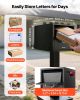 VEVOR Post Mount Mailbox, Anti-Pry & Anti-Theft Mailboxes for Outside, Heavy Duty Lockable Mail Box with Magnetic Door