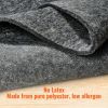 VEVOR Rug Pad Gripper 9' x 12' Protective Carpet Pad 0.47" Thick for All Floors
